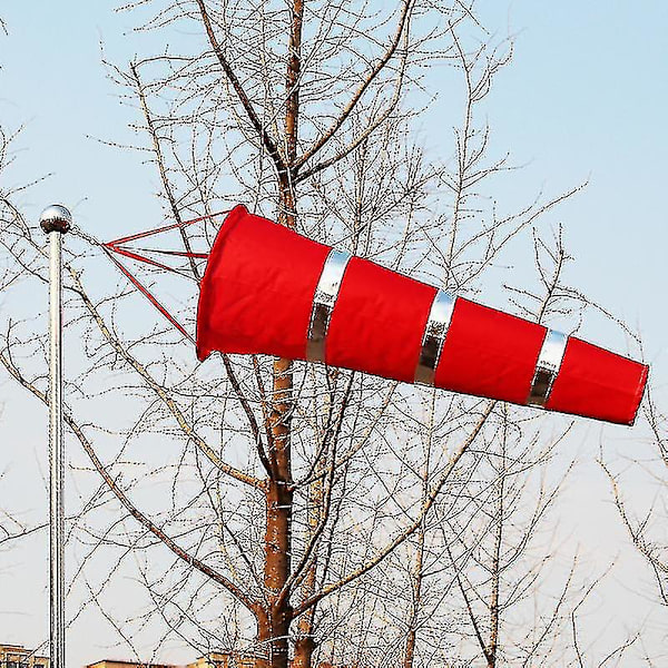 2 st väderflöjel utomhus hängande Rip-stop vindstrumpa Roterande vindstrumpa Extern anemeter