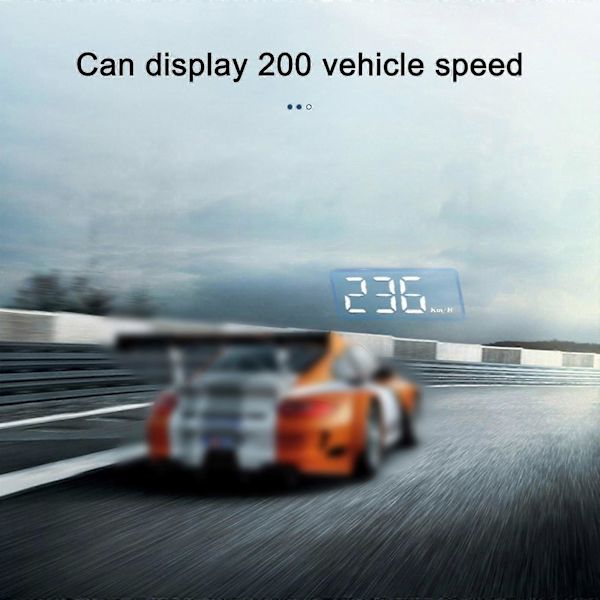 Head-Up Display, Universal GPS HUD för Bil, Hastighetsmätare med USB-gränssnitt, Hastighet, Körriktning, Överhastighet, Felkod, för Alla Fordon