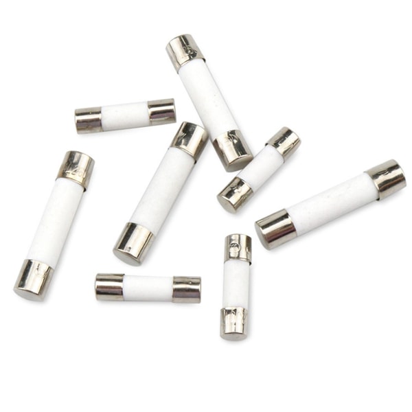 Keramisk Sikring 24 Verdier 6x30  0.1a 0.5a 1a 1.5a 2a 2.5a 3a 3.15a 4a 5a 6a-30a