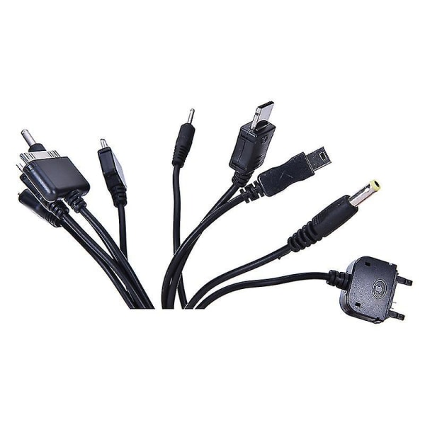 10 i 1 USB universal multifunktion USB laddarkabel för mobiltelefon Hfmqv