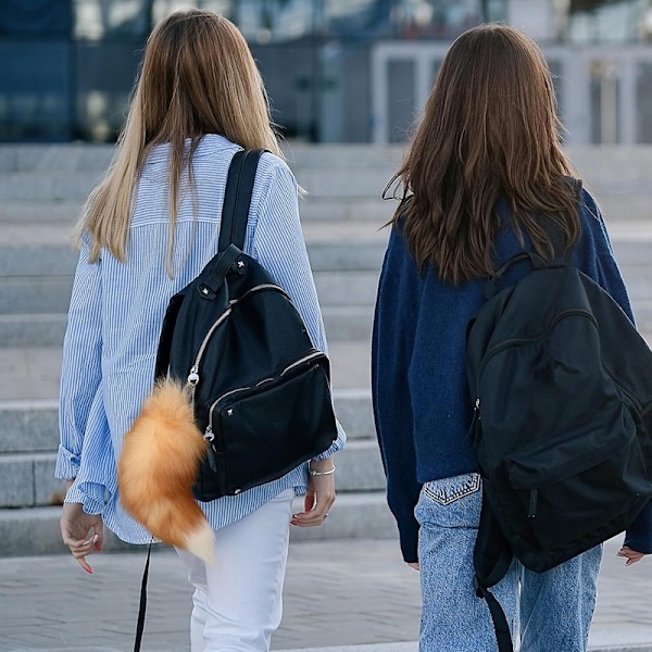 Falsk rævehale, 40 cm dyrehale, fluffy imiteret pels, realistisk rævehale, nøglering, pungdekoration, rævehale til rollespil, gylden