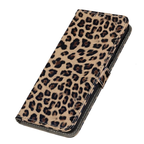 Samsung Galaxy A14 5G/A14 4G Leopard Pattern Flip Cover Lompakkotelineen suojaava phone case