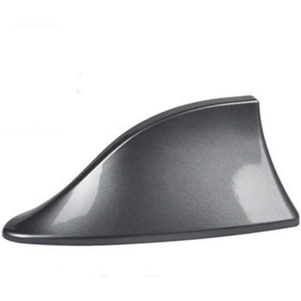 ABS Plast Takstil Hai Finne Antenne Radio Signal Antenner Universell for de fleste biler - Grå