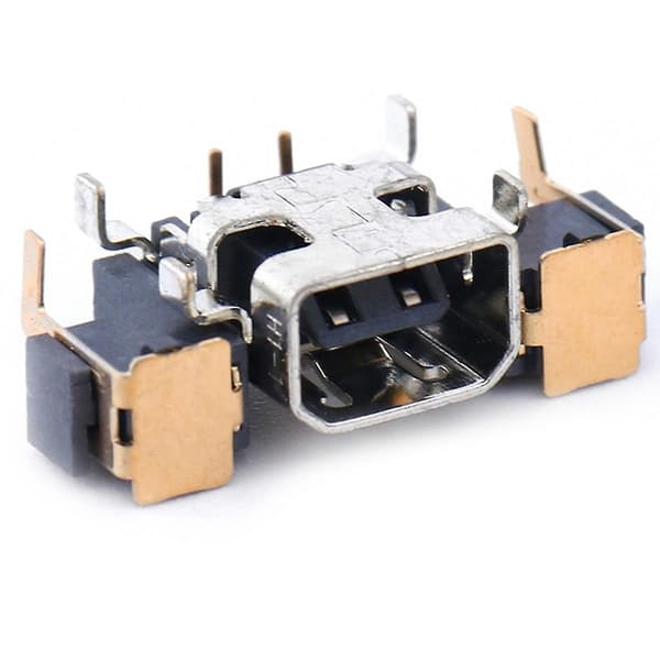 2 stk. erstatning for 3ds/3ds Xl 3ds Ll Jack Socket Dock Connector Lader Ladeport