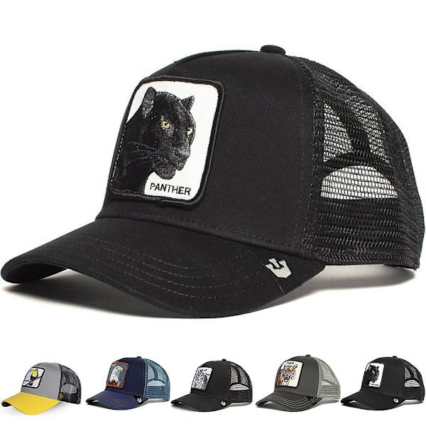Unisex eläinten kirjonta baseball-lippis verkko rekkakuski hattu snapback hip hop caps Eagle