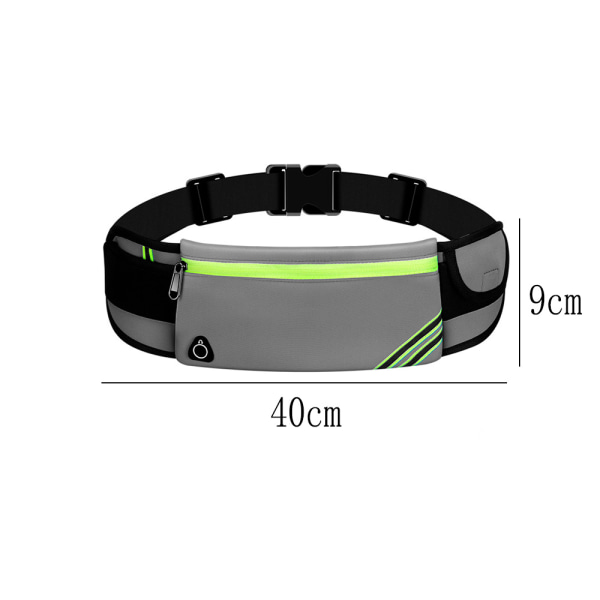 Løpbälte for telefon, Mobilholdere for mobilebälte for resepengar grey