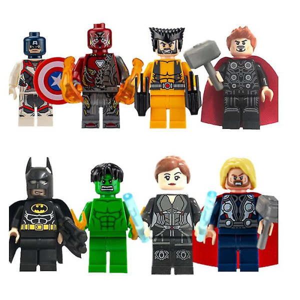 40 stk./sett Avengers minifigurer byggeklosser leketøy actionfigurer sett for barn fans bursdagsgaver