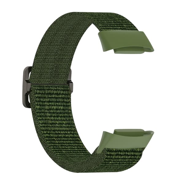 Fitbit Charge 6 / 5 Armbånd Justerbar Nylon Grønn 20