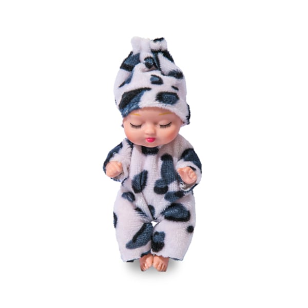 8 Mini Reborn Babydockor Leksakssats för Flickor