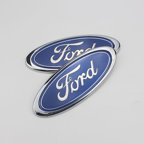 9\" 3-polet blå Ford ovalt grillmærke til Transit MK6 MK7 2006 - 2014