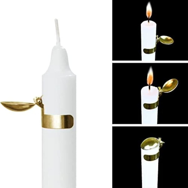4/8 kpl kynttilän nuuska, automaattinen kynttilänsammutin kynttilän liekin turvalliseen sammuttamiseen, kynttilän tarvikkeet kynttilän ystäville A 4 Pcs