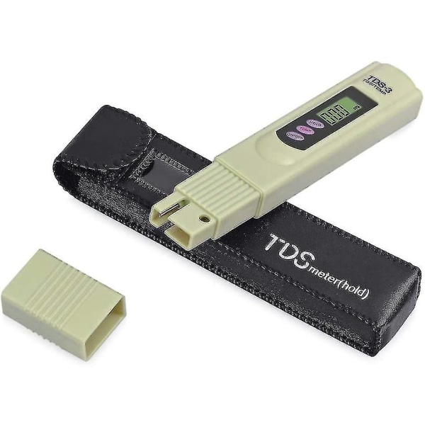 LCD TDS-3 Drikkervands Kvalitetsmåler Digital Tester Temperatur PPM Test Meter Pen Analysator