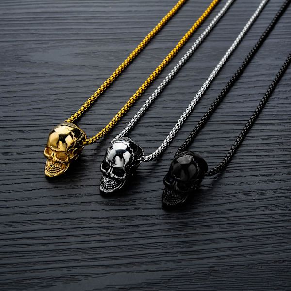 Rustfrit Stål Gothic Punk Statement Smykker til Mænd/Kvinder Steel