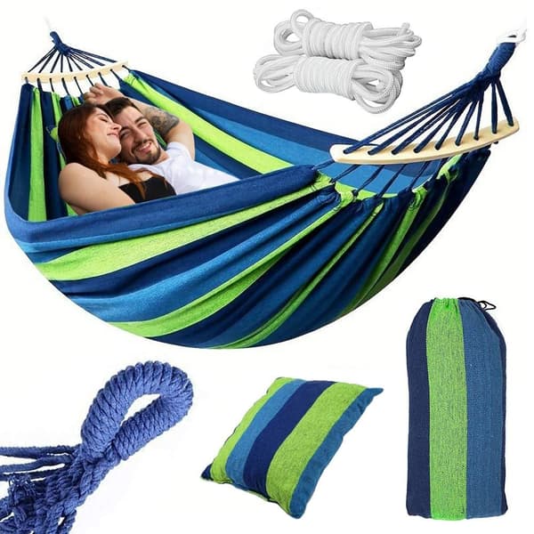 XXL Hammock with Pillow / Hammock - 260x150 cm