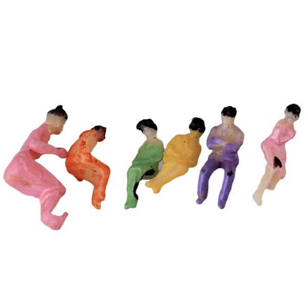 200x N Skala 1:150 Malede Siddende Figurer Model Tog Landskab Layout
