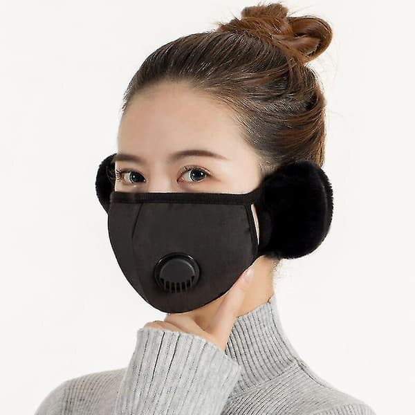 Ørevarmere Unisex Efterår Vinter Plys Åndbar Varm Øre Muff Wrap Bånd Ørevarmer Øreklap Varm Solid Vindtæt 4