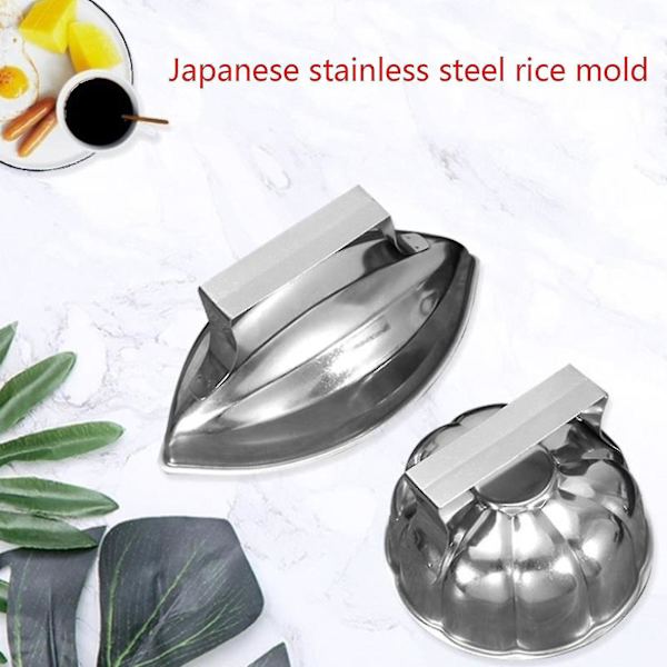 Omurice Form til Ris Japanske Former Rustfrit Stål Køkken Risbold Former (bejoey)-model-