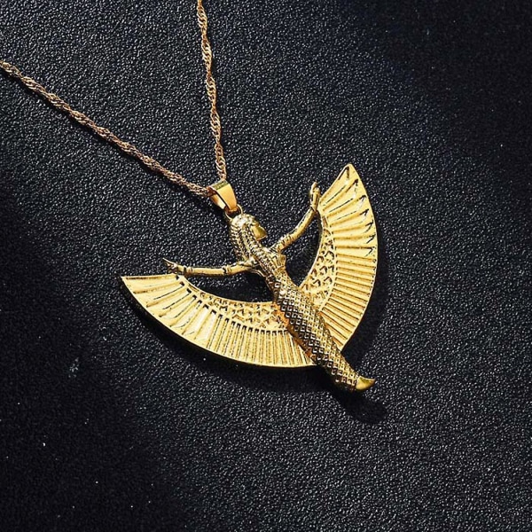 Trend Isis gudinna halsband för kvinnor egyptisk ockult gudom halsband hängsmycken för älskare