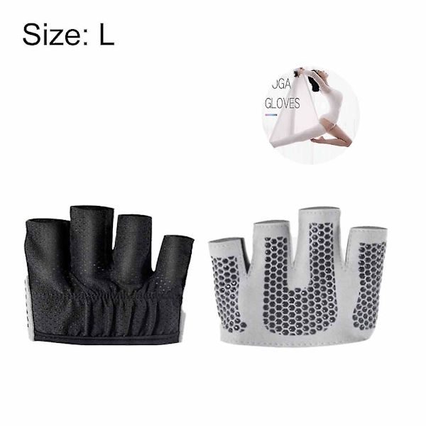 Träningshandskar med Grepp, Gymhandskar för Tyngdlyftning, Kettlebell, Chins