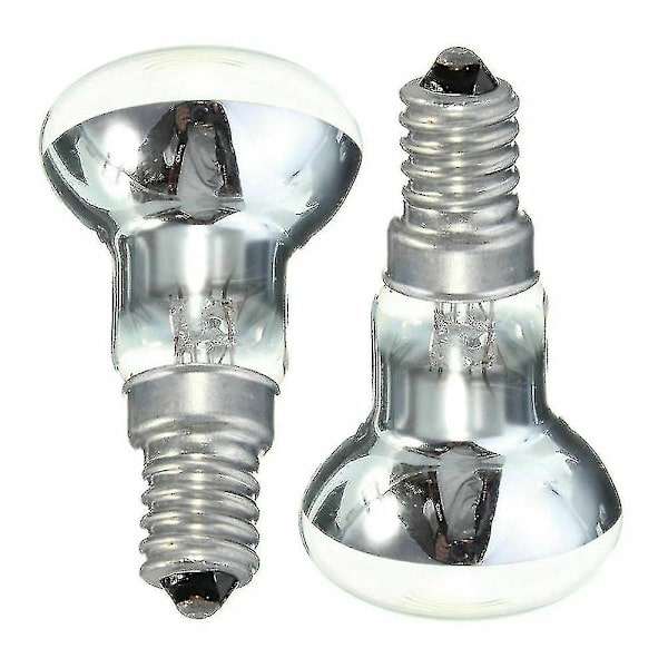 2 stk. Erstatningspære til Lavalamp E14 R39 25w Spotlight Skru-inn Lyspære