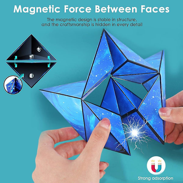 Magic Cube, Magic Puzzle Cube, Muuntuvat Kuutiot, Magic Star Cube, 3D-palapeli Magic Cubes, Speed Cube, Infinity Cube, Palapeli Magic Cube, Lapsille ja Aikuisille