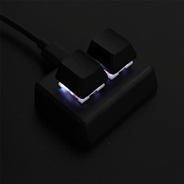 2 Macro Programmable Keyboards RGB Mini Keyboard Gaming Drawing Red Switch Custom Keyboard Osu Game