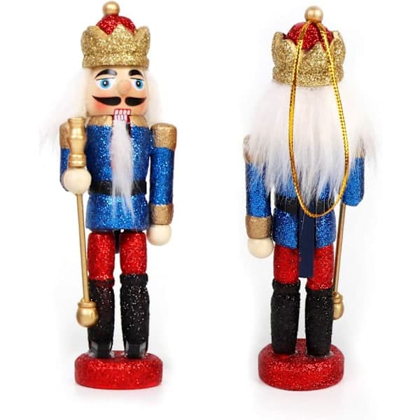Nutcracker Juldekorationer 6 st Julnötknäppare