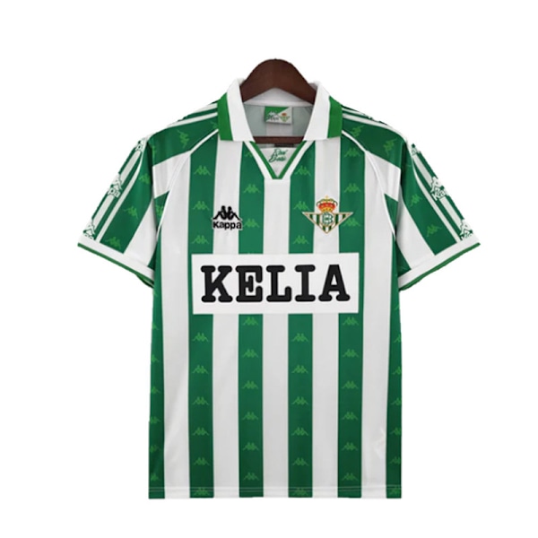 Real Betis retro-pelipaita miehille kaudelta 1996-97, lyhythihainen jalkapallopaita M