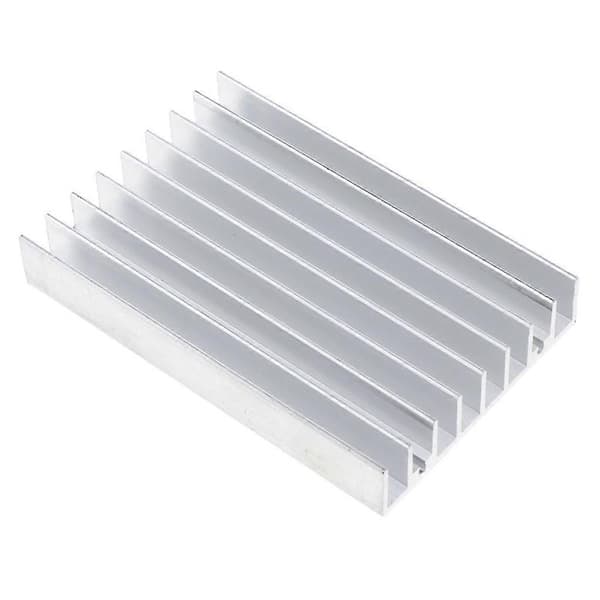 IC Køleblæser Køleplade Tilbehørssæt Køler Finne til LED-lys 100x65.5x15mm