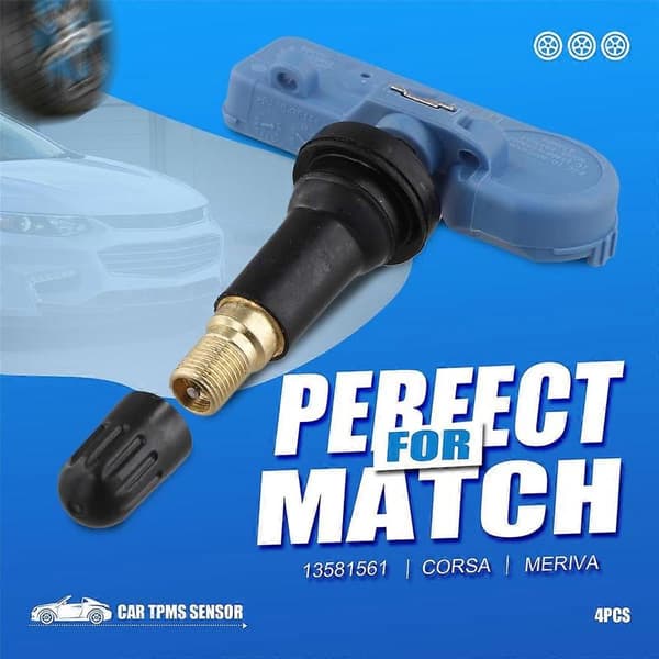 4 st TPMS Däcktryckssensorer 13581561 för Däcktrycksövervakningssystem