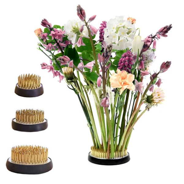 Blomsterfakir Kenzan Nålhållare Ikebana Mix 3 S 2-Pack