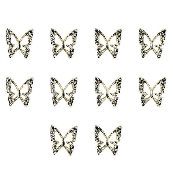 10 stk 3D Krystall Rhinestone Edelstener Neglekunstdekorasjon for Kvinner Jenter Damer