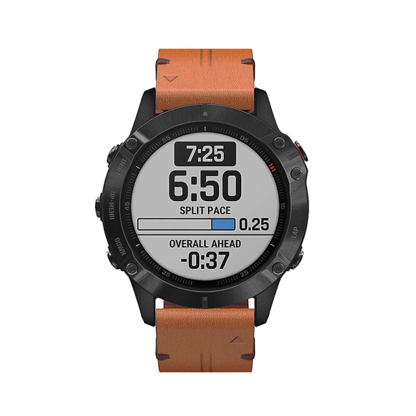 Ægte Læder Urrem Hurtig Udskiftelig Håndledsrem Erstatning Til Garmin Fenix 5/5plus/6/6 Pro/forerunner935 945/instinct Smart Watch