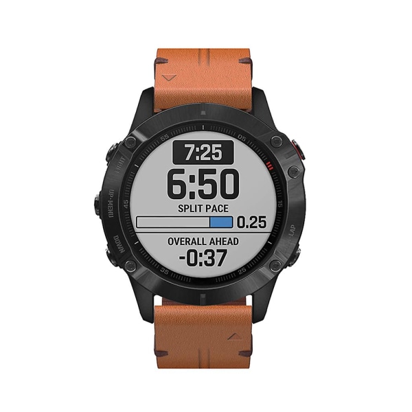 Udskiftning af ægte læderurrem med hurtig udløser håndledsrem til Garmin Fenix ​​5/5plus/6/6 Pro/forerunner935 945/instinct Smart Watch