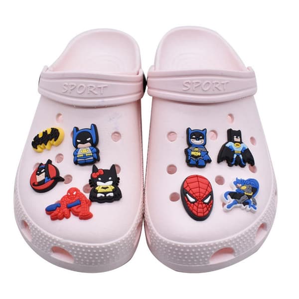 20 st Spider-Man tema skoberlocker grottskor DIY-dekorationerCJY