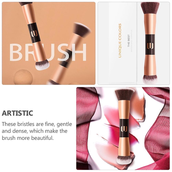 Foundation Makeup Brush Face Blusher Brush Kosmetikkbørste Foundation Blush Brush Kosmetisk Brush Blending Makeup Brush