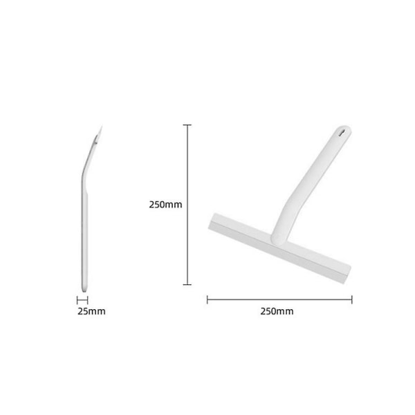 Blødt vinduesglasskraber Glasvisker Bruseskraber Glasrensevisker Husholdningsrengøringsværktøj