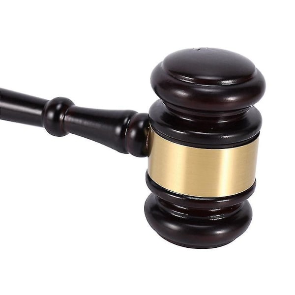 Tre dommerhammer auksjonshammer med lydblokk kompatibel advokat Jud
