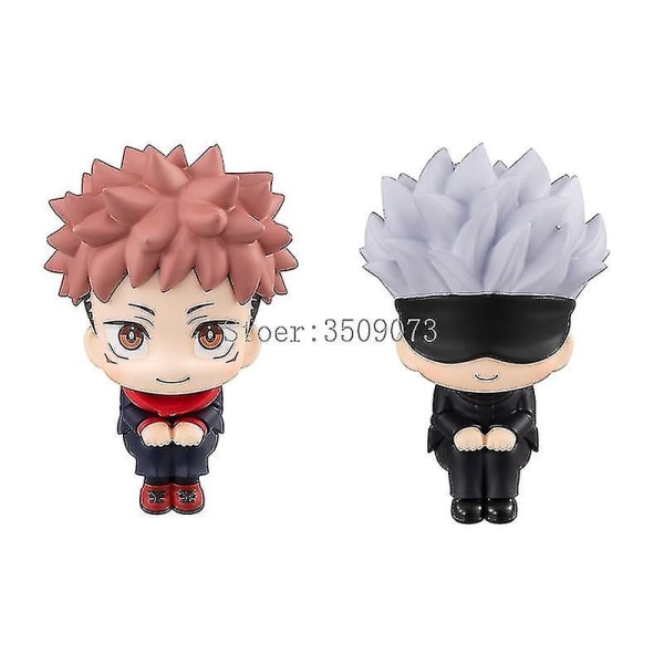 Jujutsu Kaisen Anime Figur Gojo Satoru Itadori Yuji Kig Op Actionfigur Jujutsu Kaisen Fushiguro Megumi Figur Dukke Gave no box C