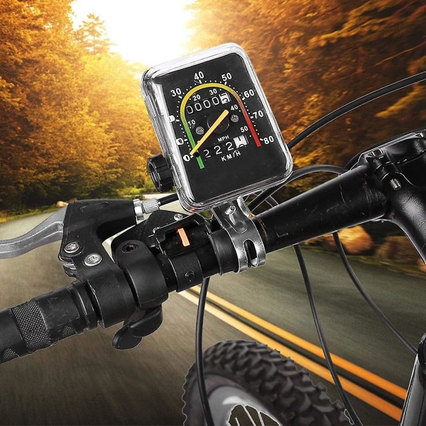 Cykel Speedometer, Cykel Speedometer Cykelcomputer Mountainbike kodebord Vandtæt mekanisk kilometertæller til cykler 26 tommer 27,5 tommer 28