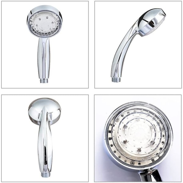7 Farger LED Dusjhode, Multifarget, Universal Passform