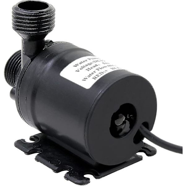 Kiertovesipumppu DC 12V 800l/h 5m Vesikiertojärjestelmä Amfibinen Pumppu Aurinkokiertojärjestelmä Korkea Suorituskyky Alhainen Melutaso 4-piste Harjaton DC