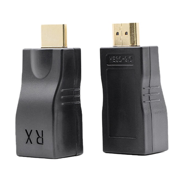 HDMI-förlängare HDMI till RJ45 via Cat 5e/6 nätverk LAN Ethernet-adapter 4k 1080p Ny