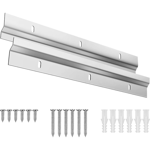 Fransk Cleat Picture Hanger, 2 stk Z Bar Sammenlåsende Vægmonteringsbeslag Billede Ophængning Hardware Kit Til Ophængning af Maleri