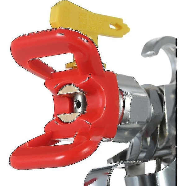 3600psi luftlös sprutpistol med röd bas och gult munstycke - kompatibel med Graco Wagner Titan-spruta