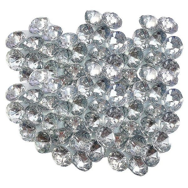 1 Pack 1000 st Akryl Mini Diamanter Transparenta Kristaller Diamanter Gör-det-själv Hushållsdekoration För Bröllopsfest Hem