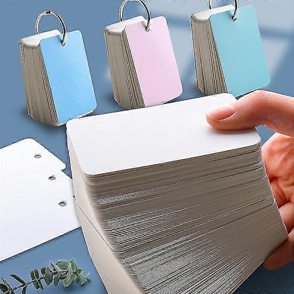 Blankettkortset med tomma blad, vändbart kraftpapper, indexkortset för studenter (1 st, rosa)