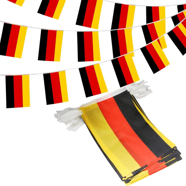 5 Meter 20 Pieces Tyskland Flagg Små Flagg 2022 World Cup Em Fan Artikler Alive For Parade Fotballspill Sportsbegivenheter Garland Dekorasjon Flagg 21