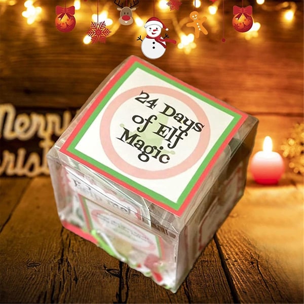 Elf Kit 30 Days Of Christmas, Roliga Elf-aktiviteter, Elf Props, Elf On The Shelf Kit, Countdown Fun Ch