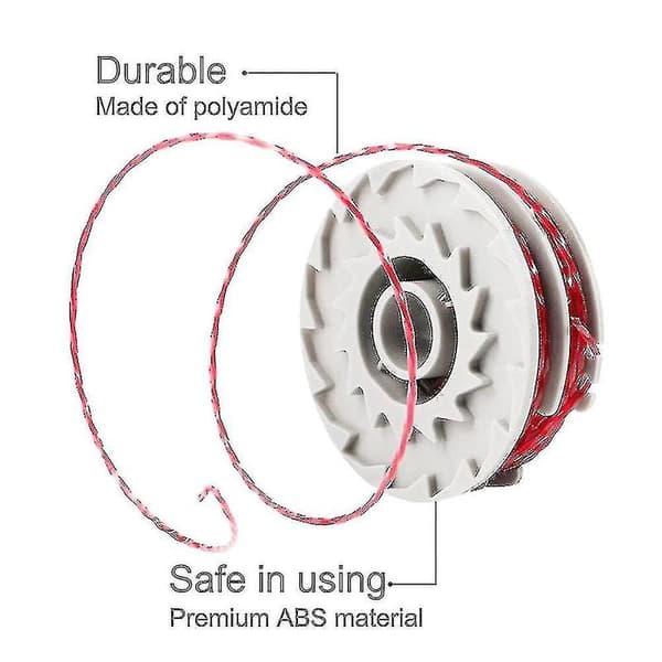6-pakke Fly021 Trimmer Spole & Line Erstatning til Flymo